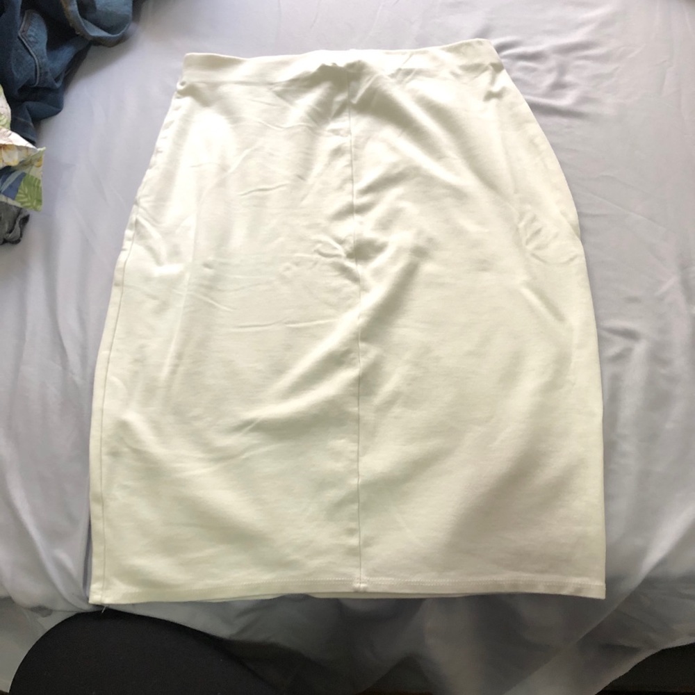 White Pencil Skirt